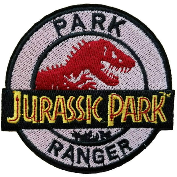 JURASSIC PARK RANGER SECURITY OFFICER COSTUME UNIFORM COSPLAY MOVIE IRON PATCH